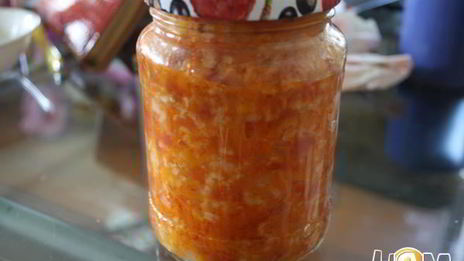 салат овощной с рисом на зиму