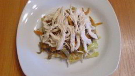 салат петровский с грибами