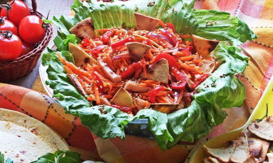 Рецепт салата пикантного морковного