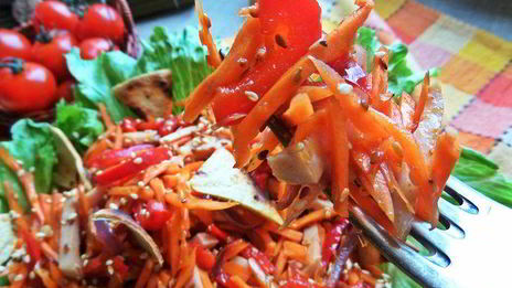 салат пикантный морковный