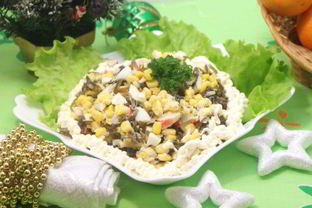 Салат Русалочка