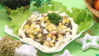 Салат Русалочка