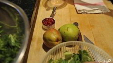 салат с грушей и сыром