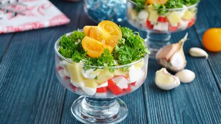 Салат с крабовыми палочками