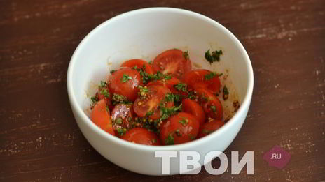 салат с помидорами