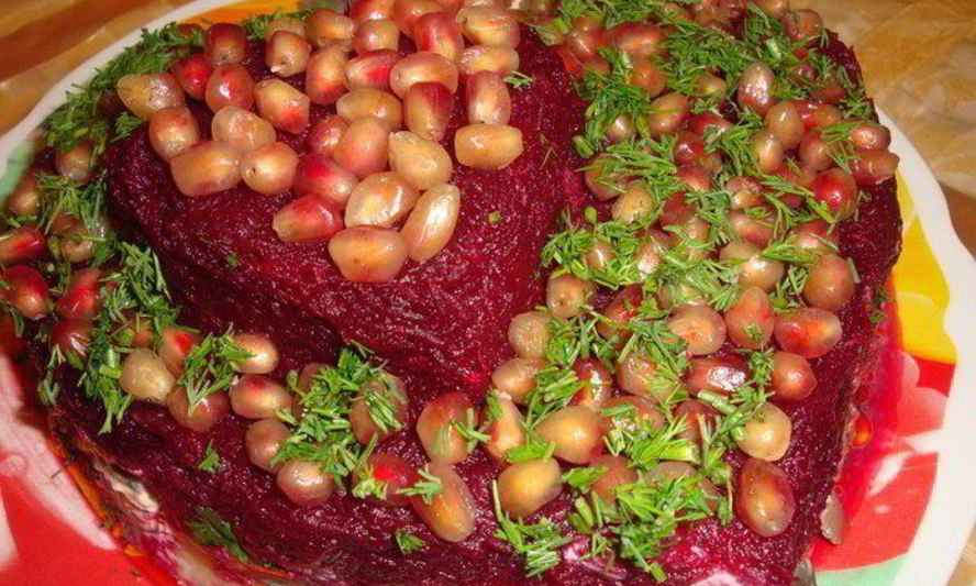 Рецепт салата сердце