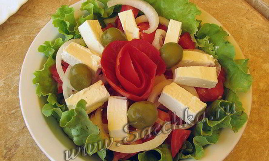 Рецепт салата шопского