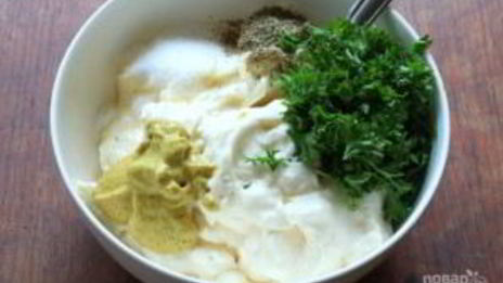 салат со сметаной