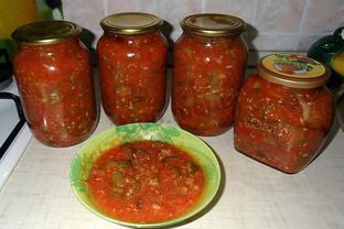 Салат Тещин язык из огурцов на зиму