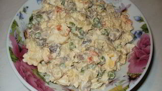 Столичный салат классический с говядиной