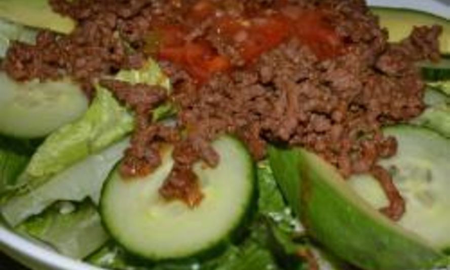 Рецепт тако-салата в мексиканском стиле