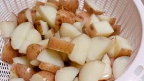 теплый салат с беконом