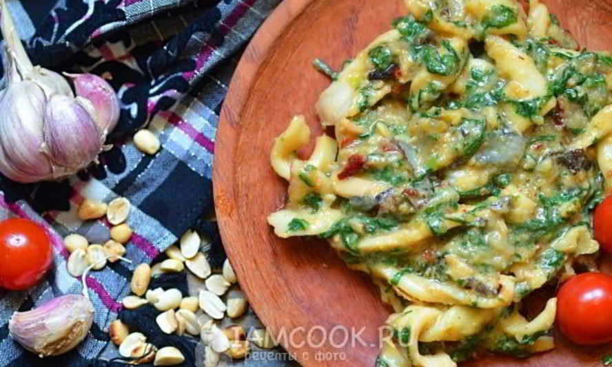 Рецепт африканского соуса со шпинатом с рыбой