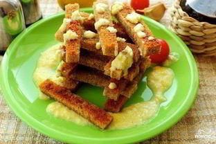 Чесночный соус для гренок