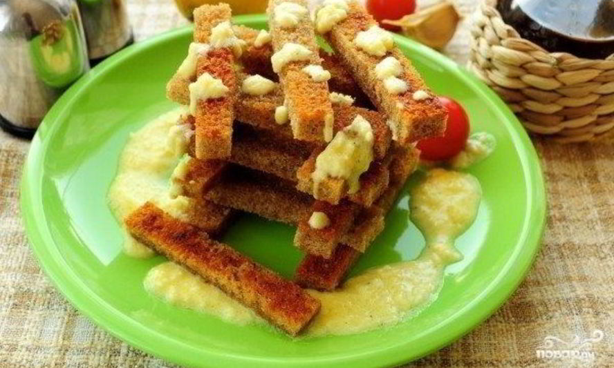 Рецепт чесночного соуса для гренок