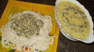 Грибной соус со сливками