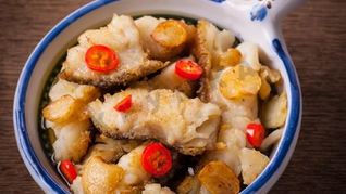 Испанский соус пиль-пиль с треской