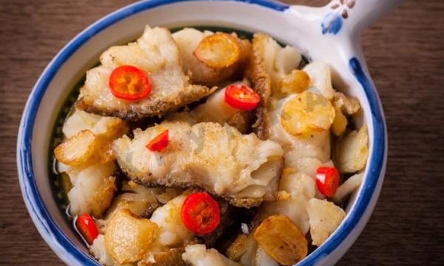 Рецепт испанского соуса пиль-пиль с треской