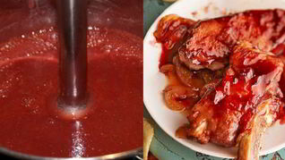 Клубничный соус к мясу