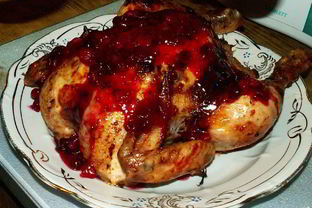 Клюквенный соус с апельсинами