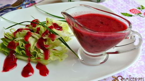 клюквенный соус с медом и горчицей