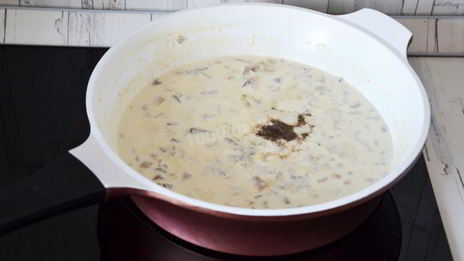 сливочно-грибной соус