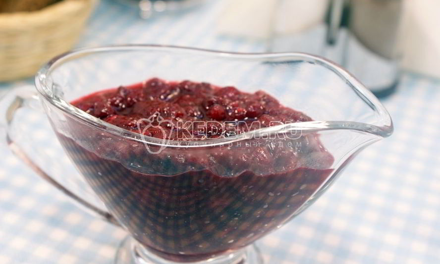 Рецепт соуса брусничного