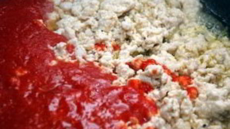 соус из куриного фарша