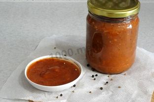 Соус из слив на зиму домашний