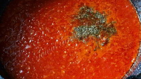 соус из свежих томатов с базиликом