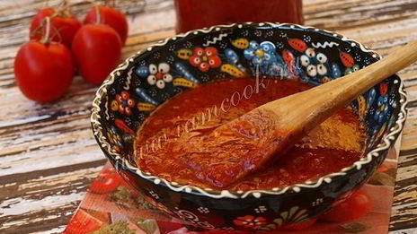 соус из свежих томатов с базиликом