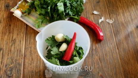 песто из петрушки