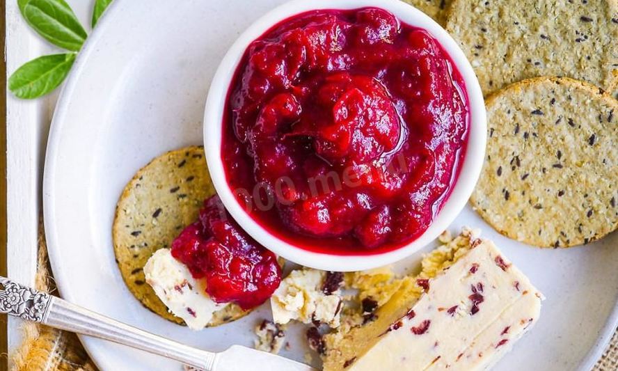 Рецепт соуса с клюквенным сиропом