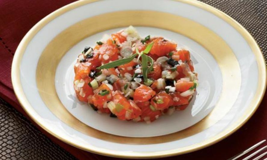 Рецепт тартара из лосося