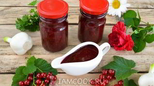 Ткемали из красной смородины