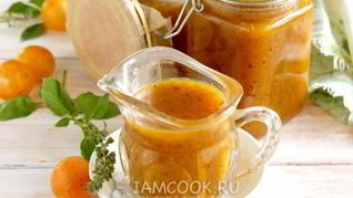 Ткемали из желтой алычи