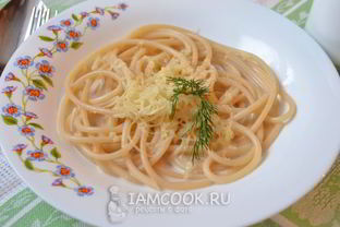 Сырный соус для спагетти