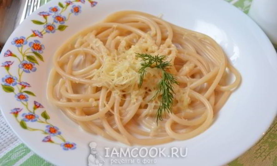 Рецепт сырного соуса для спагетти