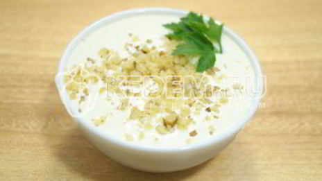 сырный соус с чесноком