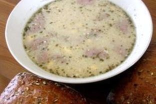 Белый борщ польский