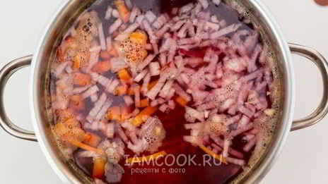 борщ диетический без зажарки