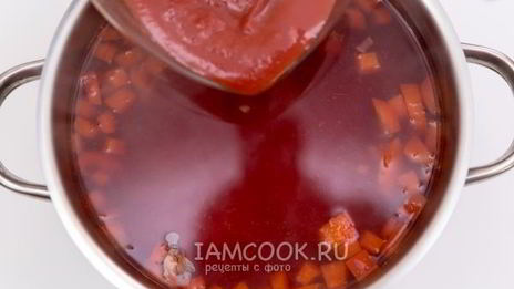 борщ диетический без зажарки