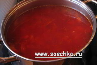 Борщ флотский