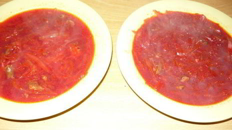 борщ идеального цвета