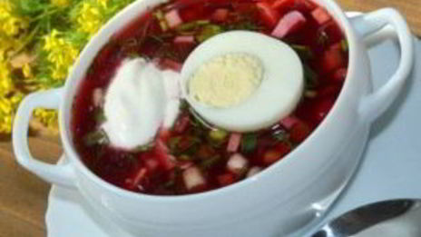 борщ из маринованной свеклы