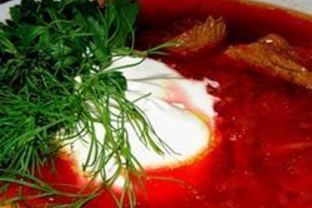 Борщ из свежей капусты