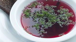 Борщ из запеченной свеклы