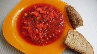 Борщ красный