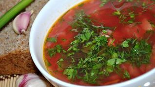 Борщ Легкий без зажарки