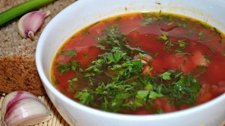 борщ легкий без зажарки